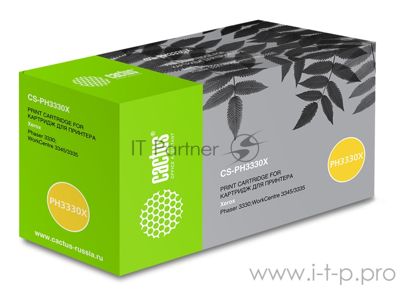 Тонер Картридж Cactus 106R03623 CS-PH3330X черный (15000стр.) для Xerox Phaser 3330/WC3335