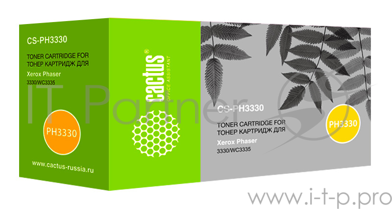 Тонер Картридж Cactus 106R03621 CS-PH3330 черный (8500стр.) для Xerox Phaser 3330/WC3335