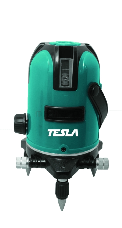 Лазерный уровень TESLA UR10A линейный крест 10м ±0.3мм/м красный луч