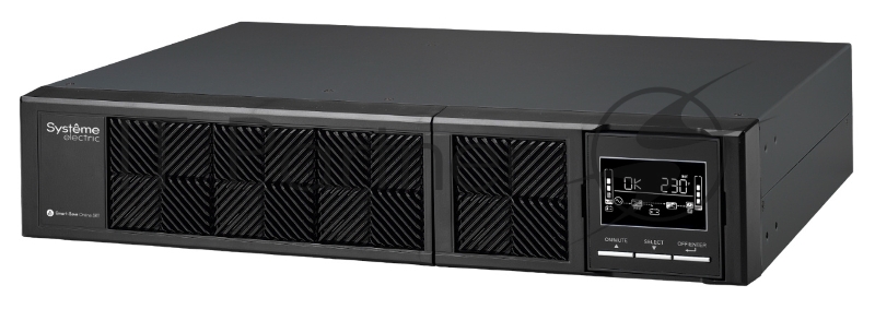 ИБП Smart-Save Online SRT Systeme Electric 3000 ВА, конвертируемый форм-фактор 2U, 230 В, 8 розеток IEC C13 + 1хС19, SmartSlot, LCD, USB HID, версия с возможностью увеличения времени автономии