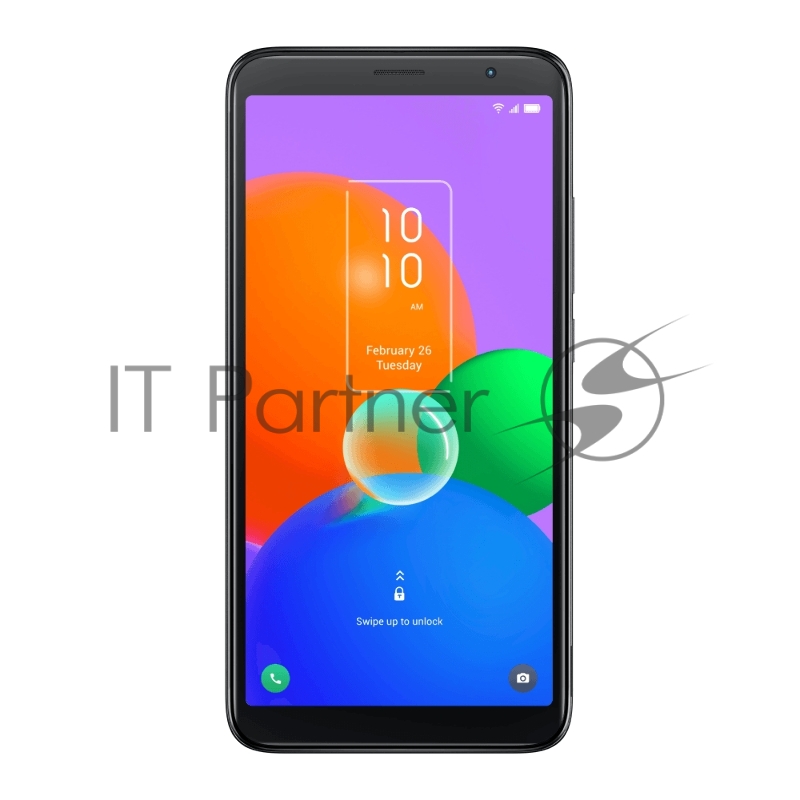 Смартфон TCL 403 Prime Black, 6 480 x 960, 2.0GHz, 4 Core, 2GB RAM, 32GB, up to 512GB flash, 8Mpix/5Mpix, 2 Sim, 2G, 3G, LTE, BT v5.0, Wi-Fi, GPS, Micro-USB, 3000mAh, Android 12 Go, 172g, 159,2 ммx78,2 ммx9,6 мм