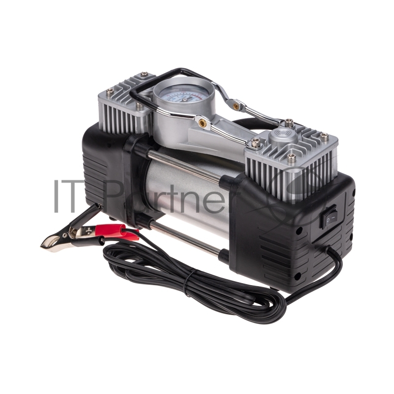 Компрессор автомобильный усиленный двухпоршневой в кейсе с набором инструментов (60л/мин, 10 АТМ) REXANT