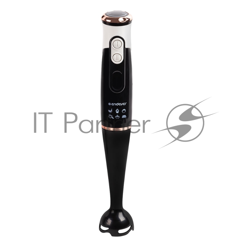 Блендер погружной Endever Sigma-81, цвет черный/белый, мощность 1000Вт, нож из нержавеющей стали, 20 шт/уп.