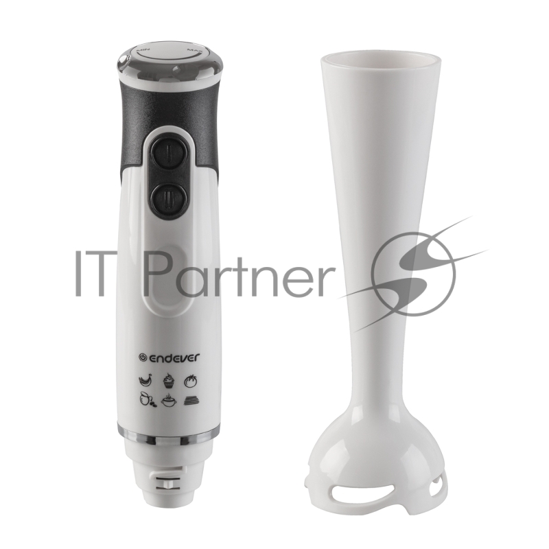 Блендер погружной Endever Sigma-82, цвет ,белый/черный, мощность 1000Вт, нож из нержавеющей стали, 20 шт/уп.