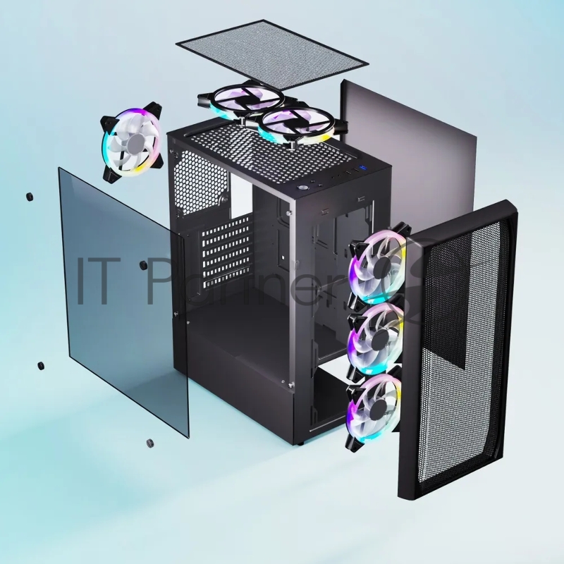 Компьютерный корпус ABR GQ-3 (8017) (USB3.0X1 + USB2.0 X2+audio)