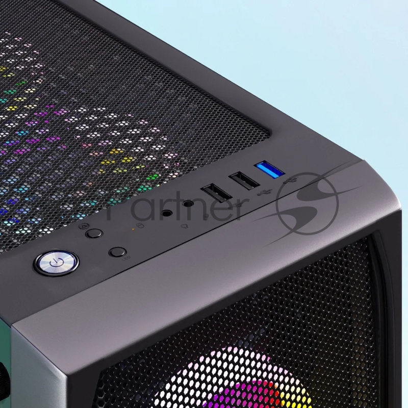 Компьютерный корпус ABR GQ-3 (8017) (USB3.0X1 + USB2.0 X2+audio)