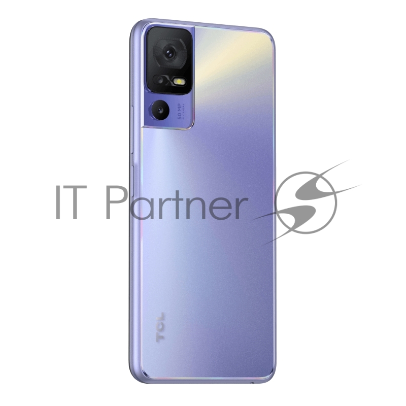 Смартфон TCL 40SE Twilight Purple, 17,15 см (6.75) 720x1600, 4x2.3ГГц + 4x1.8ГГц, 8 Core, 6GB RAM, 256GB, 1 ТБ, 50 МП + 2 МП + 2 МП/8Mpix, 2 Sim, 2G, 3G, LTE, BL v5.1, Wi-Fi, NFC, GPS, Type-C, 5000 vF, Android 13, 190g, 164,6 ммx75,4 ммx8,99 мм