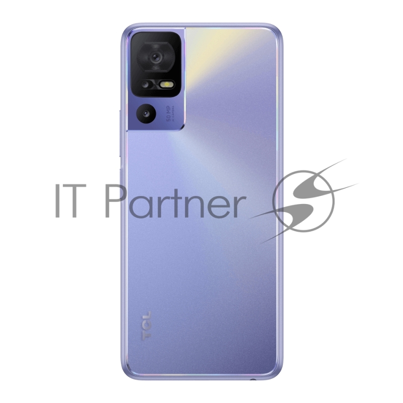 Смартфон TCL 40SE Twilight Purple, 17,15 см (6.75) 720x1600, 4x2.3ГГц + 4x1.8ГГц, 8 Core, 6GB RAM, 256GB, 1 ТБ, 50 МП + 2 МП + 2 МП/8Mpix, 2 Sim, 2G, 3G, LTE, BL v5.1, Wi-Fi, NFC, GPS, Type-C, 5000 vF, Android 13, 190g, 164,6 ммx75,4 ммx8,99 мм