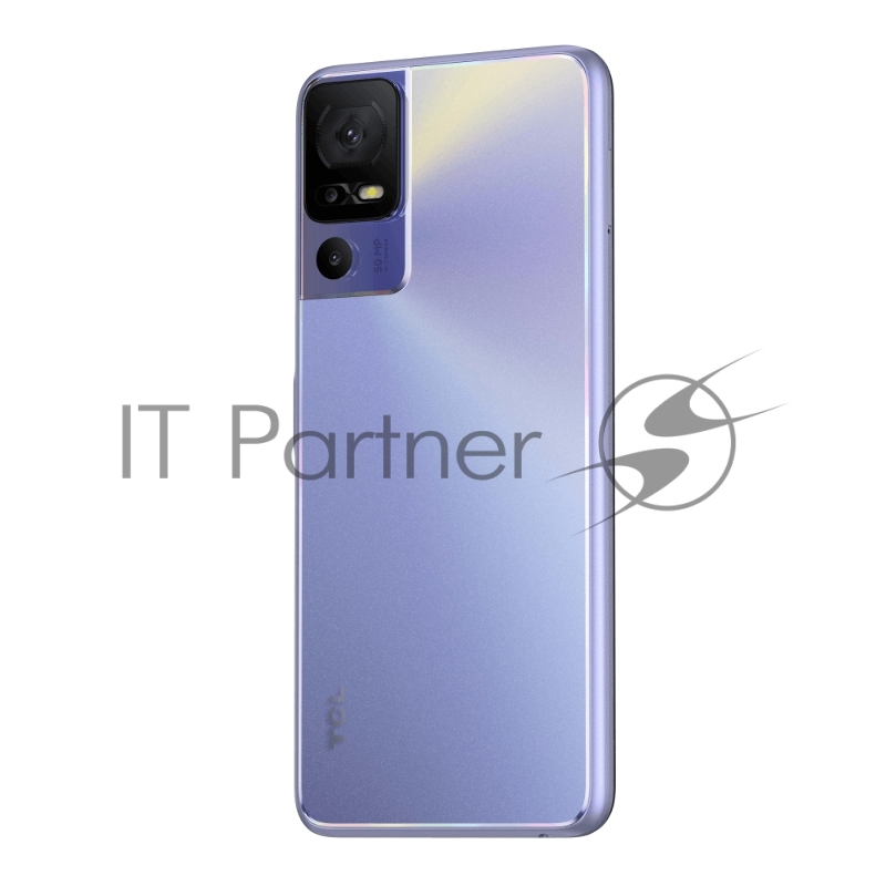 Смартфон TCL 40SE Twilight Purple, 17,15 см (6.75) 720x1600, 4x2.3ГГц + 4x1.8ГГц, 8 Core, 4GB RAM, 128GB, 1 ТБ, 50 МП + 2 МП + 2 МП/8Mpix, 2 Sim, 2G, 3G, LTE, BL v5.1, Wi-Fi, NFC, GPS, Type-C, 5000 vF, Android 13, 190g, 164,6 ммx75,4 ммx8,99 мм