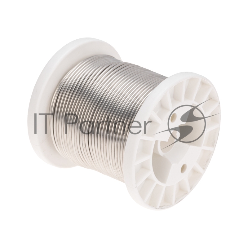 Припой ПОМ-3, 500г, Ø2мм, (олово 97%, медь 3%), бессвинцовый, ГОСТ 21931-76, катушка REXANT