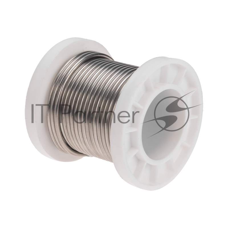 Припой ПОСу 95-5, 100г, Ø2мм, (олово 95%, сурьма 5%), бессвинцовый, ГОСТ 21931-76, катушка REXANT