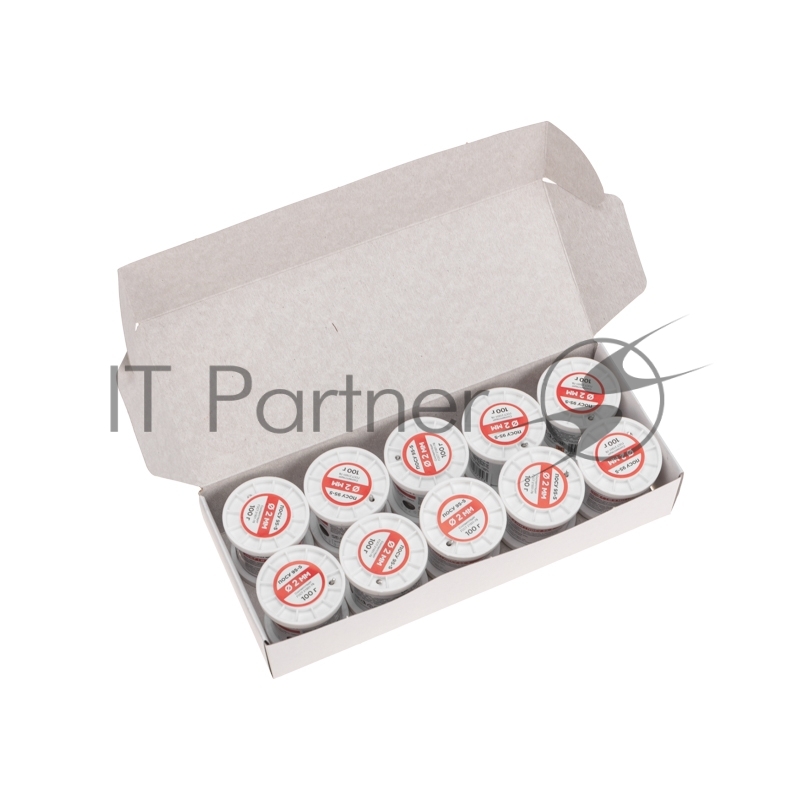 Припой ПОСу 95-5, 100г, Ø2мм, (олово 95%, сурьма 5%), бессвинцовый, ГОСТ 21931-76, катушка REXANT