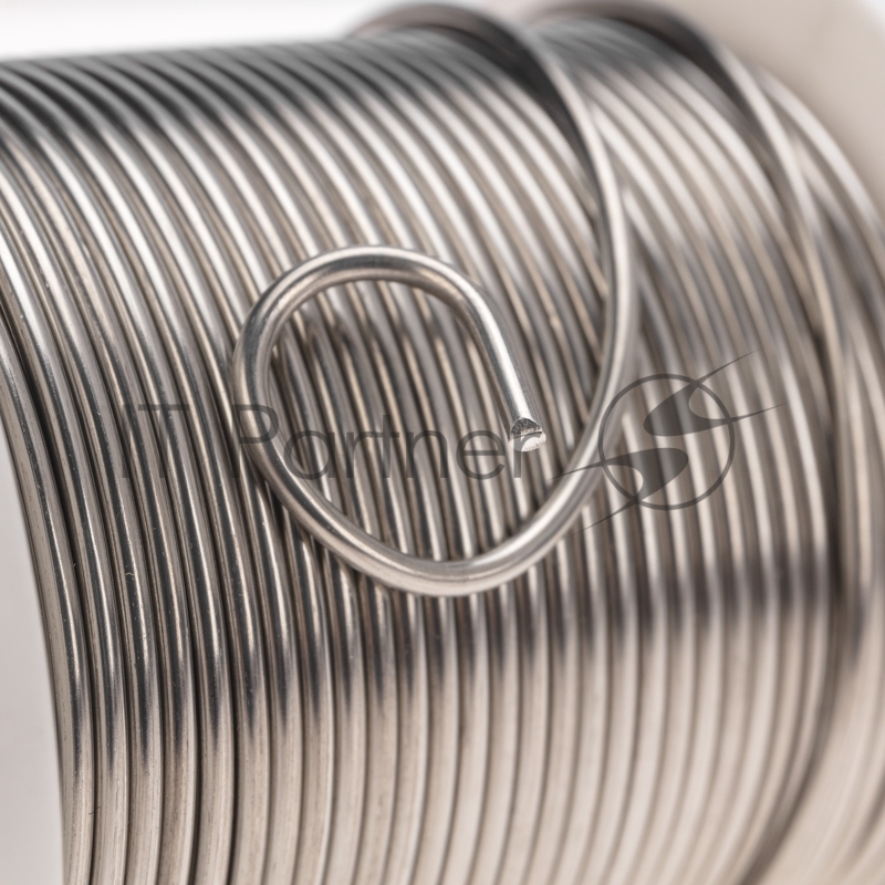 Припой ПОСу 95-5, 500г, Ø2мм, (олово 95%, сурьма 5%), бессвинцовый, ГОСТ 21931-76, катушка REXANT