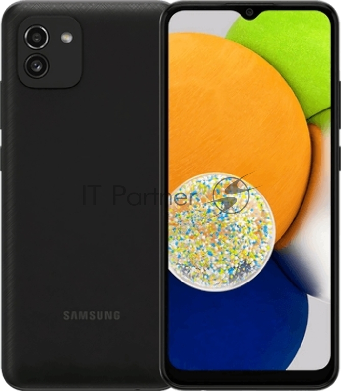 Смартфон Samsung SM-A035F Galaxy A03 32Gb 3Gb черный моноблок 3G 4G 6.5 720x1600 Android 10 48Mpix 802.11 b/g/n GPS GSM900/1800 GSM1900 TouchSc