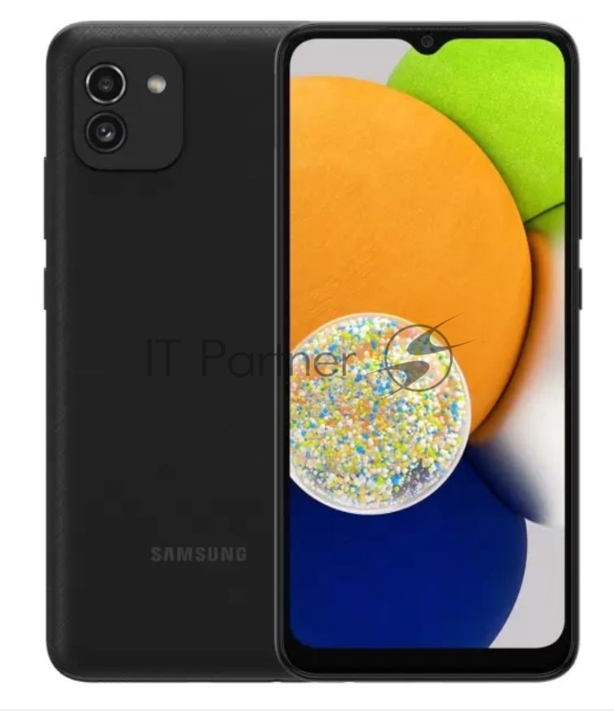 Смартфон Samsung SM-A035F Galaxy A03 32Gb 3Gb черный моноблок 3G 4G 6.5 720x1600 Android 10 48Mpix 802.11 b/g/n GPS GSM900/1800 GSM1900 TouchSc