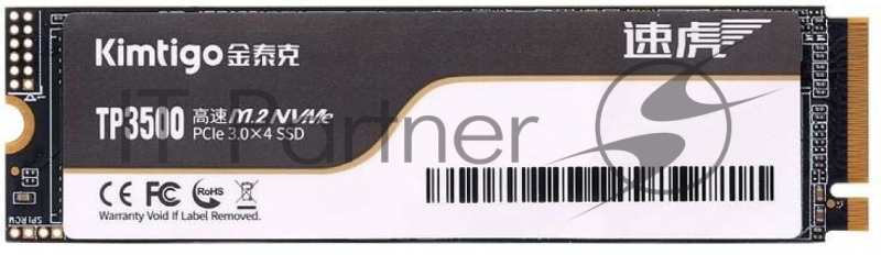 Накопитель SSD Kimtigo PCI-E 3.0 512Gb K512P3M28TP3500 TP-3500 M.2 2280
