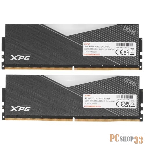 Модуль памяти DIMM 64GB DDR5-5600 AX5U6000C3032G-DCLARBK ADATA