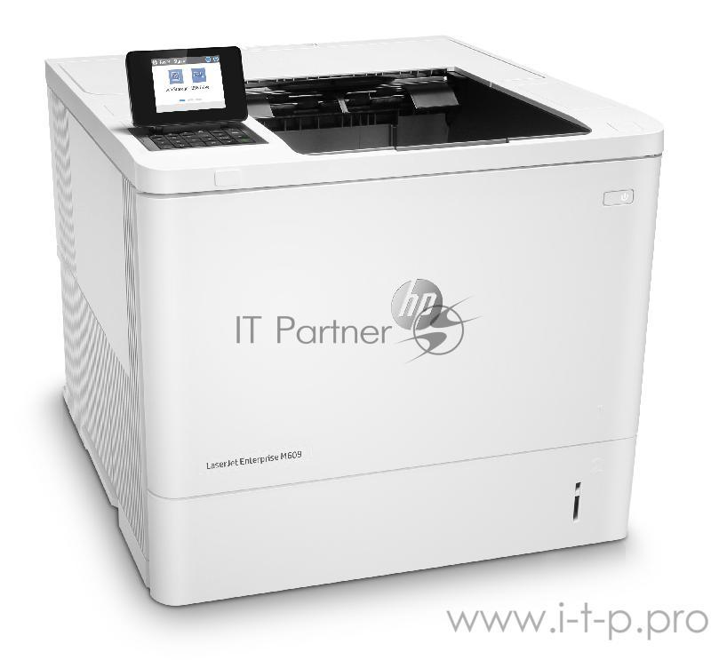 Лазерный принтер HP LaserJet Enterprise M609dn A4, 1200x1200dpi, бело-черный (USB2.0, LAN)