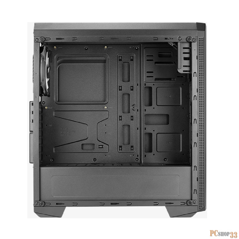 Корпус MidiTower AeroCool GENESIS-G-BK-v2 (ATX, USB3x2, USB2x2, ARGB fan x1, без БП) (4711099473892)