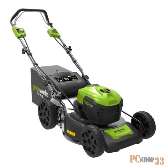 Газонокосилка аккумуляторная GreenWorks GD40LM46SPk4 40В, 46см, самоходная (2506807UG)