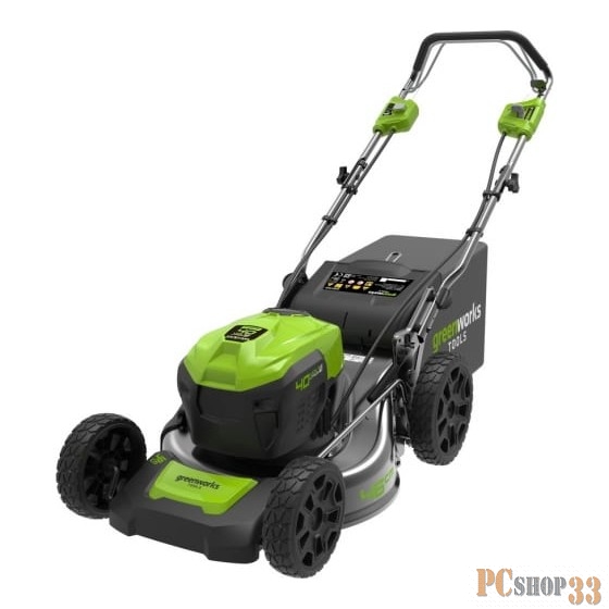 Газонокосилка аккумуляторная GreenWorks GD40LM46SPk4 40В, 46см, самоходная (2506807UG)