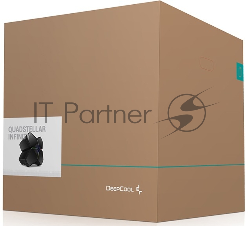 Корпус Deepcool QUADSTELLAR INFINITY Black, 6 боковых панелей из зак. стекла, EATX, без БП