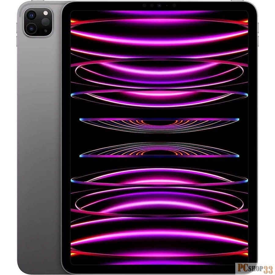 Планшет Apple iPad Pro 2022 A2759 M2 8C RAM8Gb ROM256Gb 11 IPS 2388x1668 iOS серый космос 12Mpix 12Mpix BT WiFi Touch 10hr