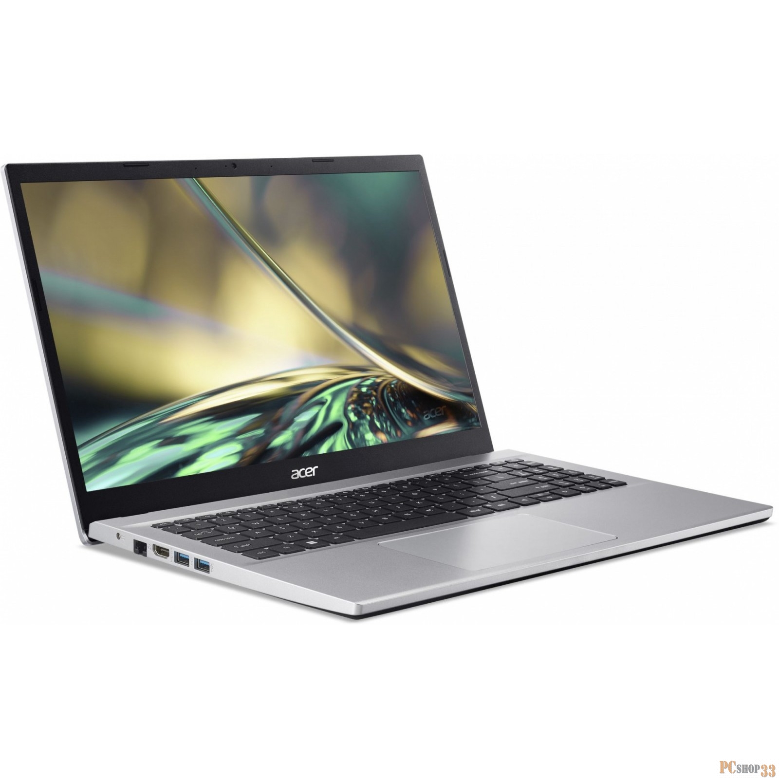 Ноутбук Acer Aspire 3 A315-59 Slim Core i7 1255U 8Gb SSD512Gb Intel Iris Xe graphics 15.6 IPS IPS FHD (1920x1080) Eshell silver WiFi BT Cam (NX.K6SER.005)