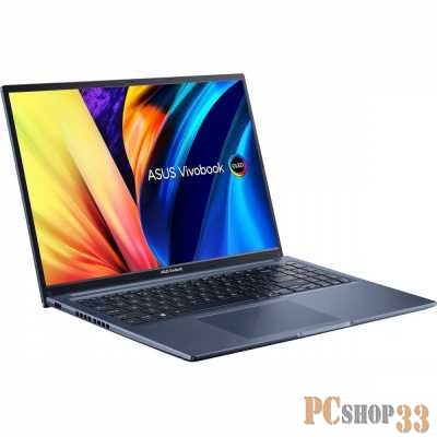 Ноутбук Asus VivoBook 16X M1603QA-MB219 Ryzen 7 5800H 16Gb SSD512Gb AMD Radeon 16 IPS WUXGA (1920x1200) noOS blue WiFi BT Cam (90NB0Y81-M00CW0)