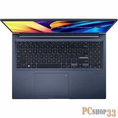 Ноутбук Asus VivoBook 16X M1603QA-MB219 Ryzen 7 5800H 16Gb SSD512Gb AMD Radeon 16 IPS WUXGA (1920x1200) noOS blue WiFi BT Cam (90NB0Y81-M00CW0)