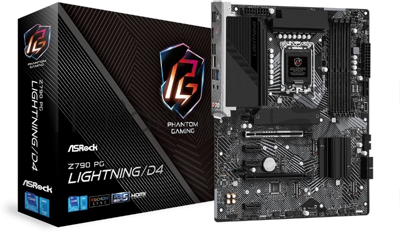 Материнская плата Asrock Z790 PG LIGHTNING/D4 Soc-1700 Intel Z790 4xDDR4 ATX AC`97 8ch(7.1) 2.5Gg RAID+HDMI
