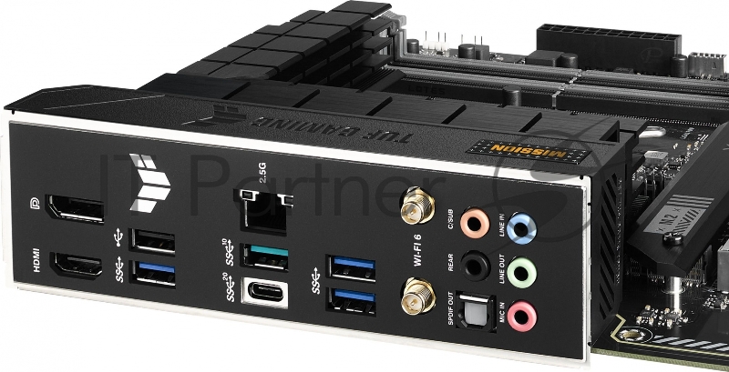 Материнская плата Asus TUF GAMING B760-PLUS WIFI Soc-1700 Intel B760 4xDDR5 ATX AC`97 8ch(7.1) 2.5Gg RAID+HDMI+DP