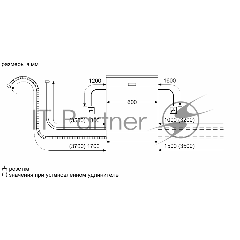 Встраиваемая посудомоечная машина Bosch SMV25BX02R 60cm