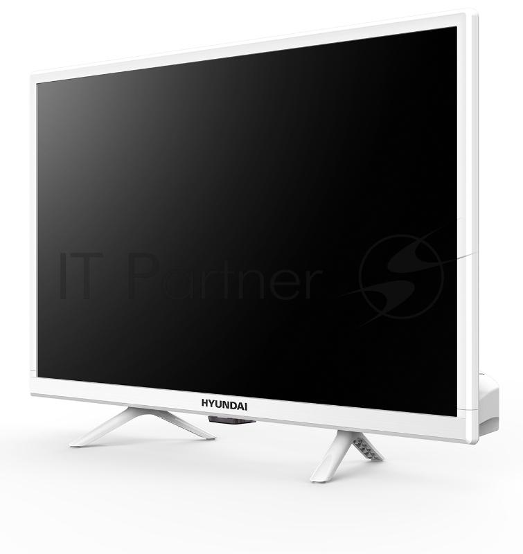 Телевизор LED Hyundai 24 H-LED24BS5102 Салют ТВ Slim Design белый HD 60Hz DVB-T DVB-T2 DVB-C DVB-S DVB-S2 USB WiFi Smart TV