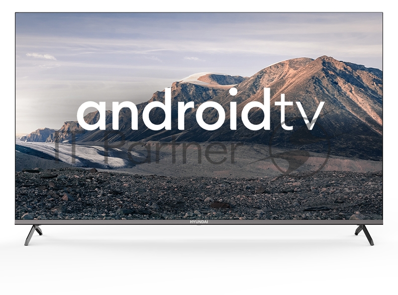 Телевизор LED Hyundai 55 H-LED55BU7006 Android TV Frameless Metal черный 4K Ultra HD 60Hz DVB-T DVB-T2 DVB-C DVB-S DVB-S2 USB WiFi Smart TV