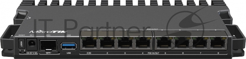 Маршрутизатор Mikrotik RB5009UPr+S+IN ,7х 1G RJ45, 2.5G RJ45, 10G SFP+, 1xPoE in, 7x PoE out
