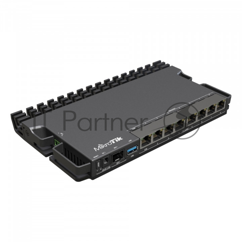 Маршрутизатор Mikrotik RB5009UPr+S+IN ,7х 1G RJ45, 2.5G RJ45, 10G SFP+, 1xPoE in, 7x PoE out
