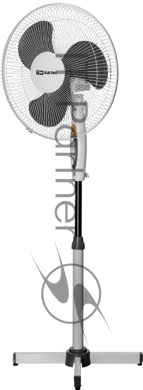 Вентилятор напольный TDM SQ2701-0004 ВП-01 Тайфун H1,25 м, D40 см, 40 Вт, 230 В, серый