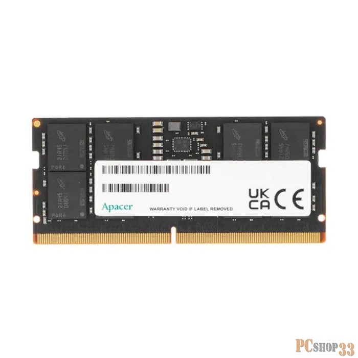Оперативная память DDR5 Apacer 16Gb 4800MHz FS.16G2A.PTH CL40 SO-DIMM