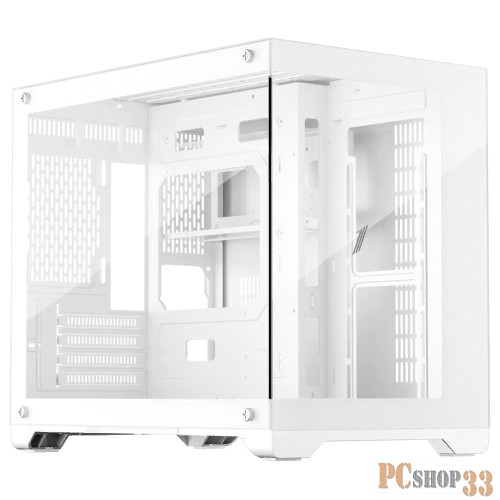Корпус 1STPLAYER MEGAVIEW MV6-T White / mATX / MV6-TP-WH