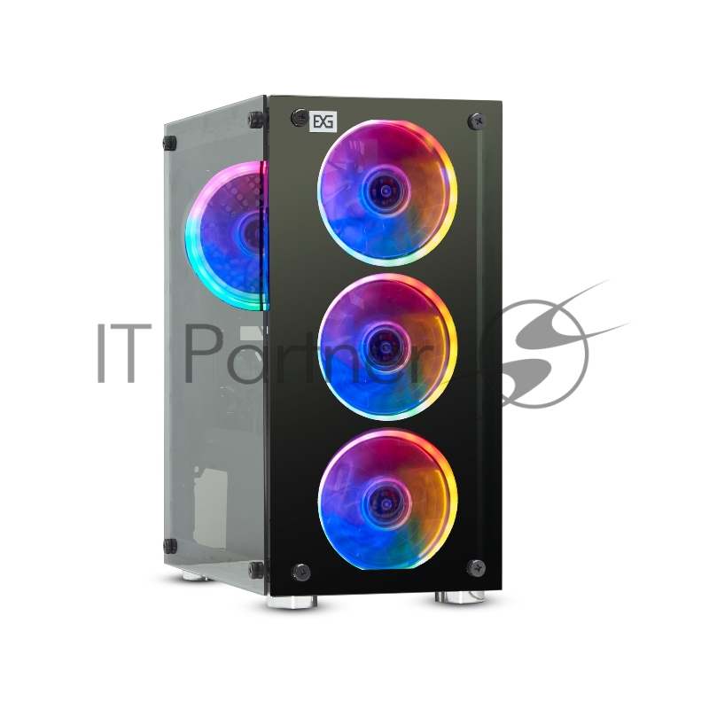 Корпус Minitower ExeGate Mistery X2