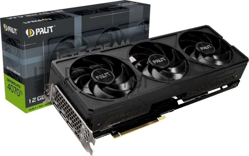 Видеокарта PALIT PCIE16 RTX4070TI 12GB RTX4070TI JETSTREAM 12GB