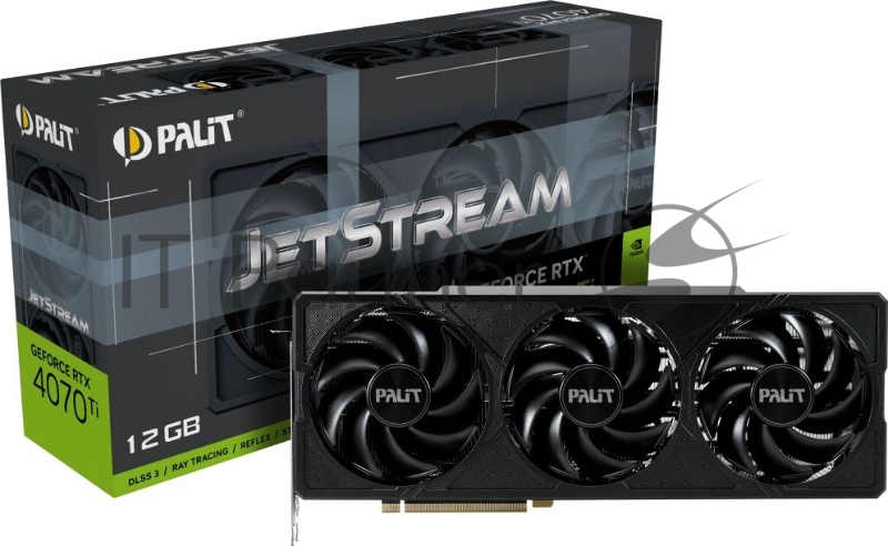 Видеокарта PALIT PCIE16 RTX4070TI 12GB RTX4070TI JETSTREAM 12GB