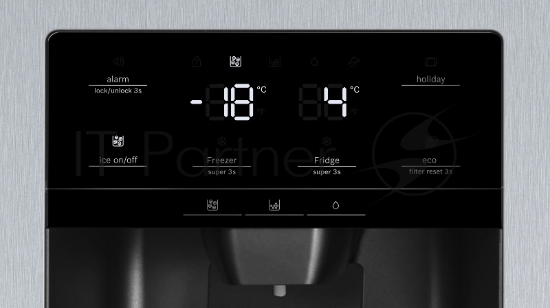 Холодильник Bosch KAG93AI304 2-хкамерн. нержавеющая сталь (двухкамерный)