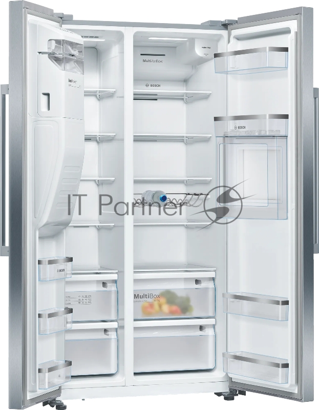 Холодильник Bosch KAG93AI304 2-хкамерн. нержавеющая сталь (двухкамерный)