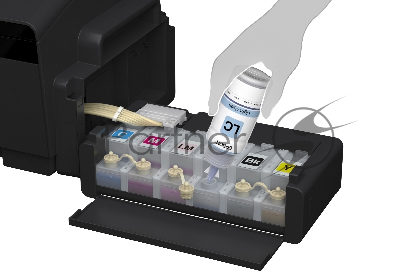 Принтер Epson L1800, 6-цветный струйный СНПЧ A3+, 15 стр/мин, 5760x1440 dpi, подача: 100 лист., USB, печать фотографий (старт.чернила - около 1500 фото формата 10х15)