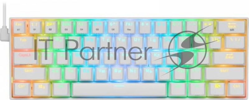 Беспроводная клавиатура DEFENDER DRACONIC RU WHITE 77810