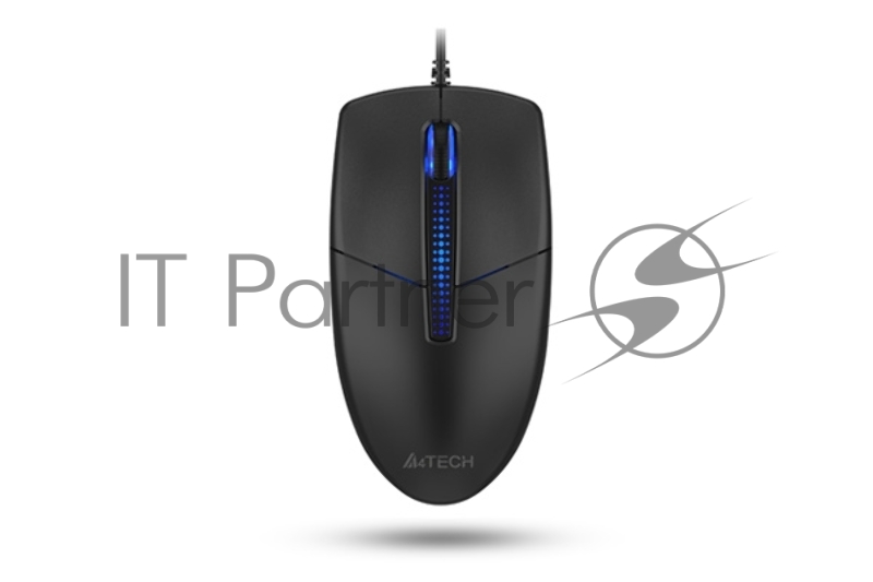Мышь A4Tech N-530 черный оптическая (1200dpi) USB (3but)