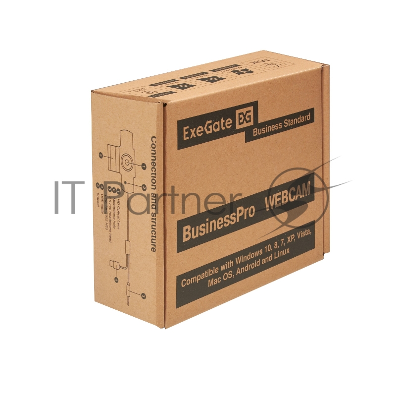 Веб-камера ExeGate BusinessPro C922 2K Tripod