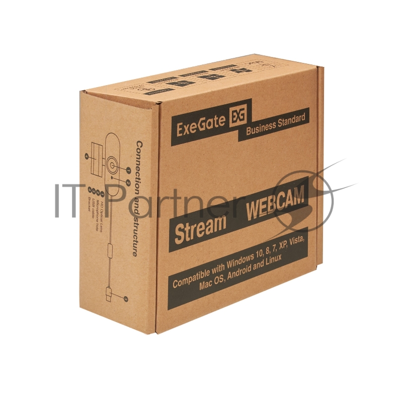 Веб-камера ExeGate Stream C940 Wide 2K T-Tripod